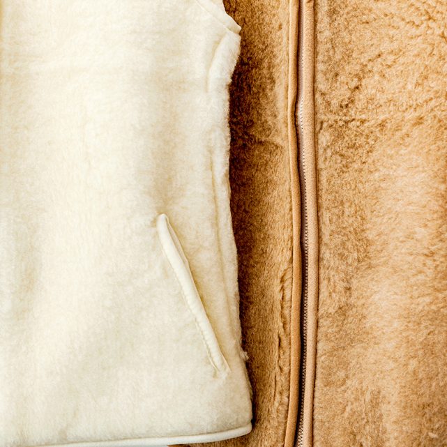 vest organic wool